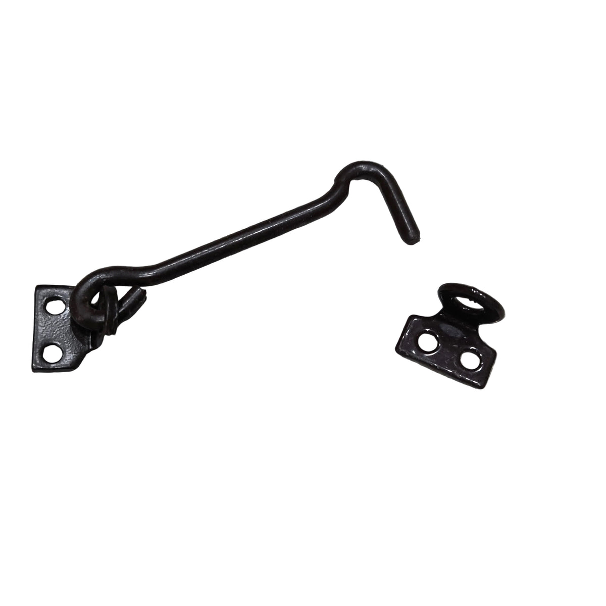 Gate Hook 4" PC Brown corner Plate HR