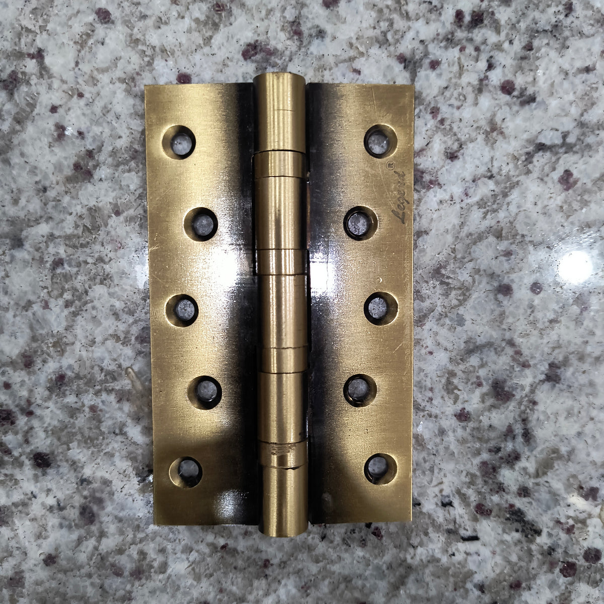Brass Conceal Bearing Hinges 5"x3x5mm Brass Material Antique Finish Legend