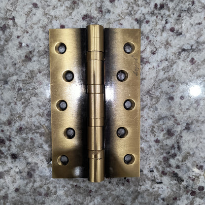 Brass Conceal Bearing Hinges 5"x3x5mm Brass Material Antique Finish Legend