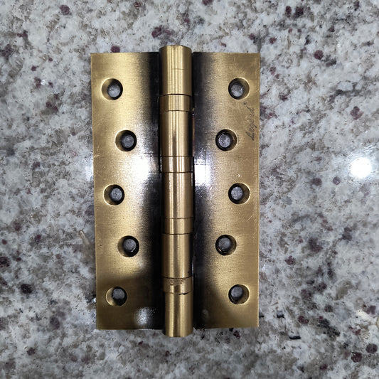 Brass Conceal Bearing Hinges 5"x3x5mm Brass Material Antique Finish Legend