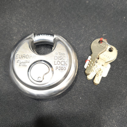 Europa Disc lock (Commercial Locks) SS Finish model P390