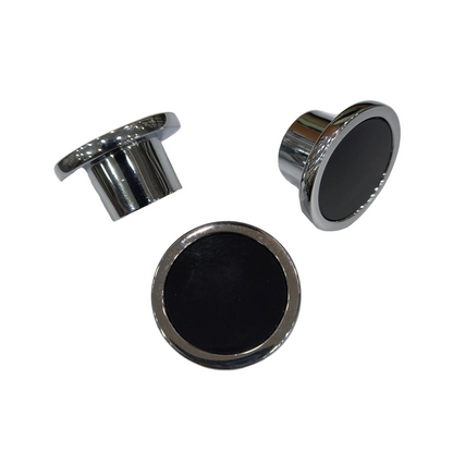Drawer Knob DK157 (RC157) CP Black Finish Small size DC