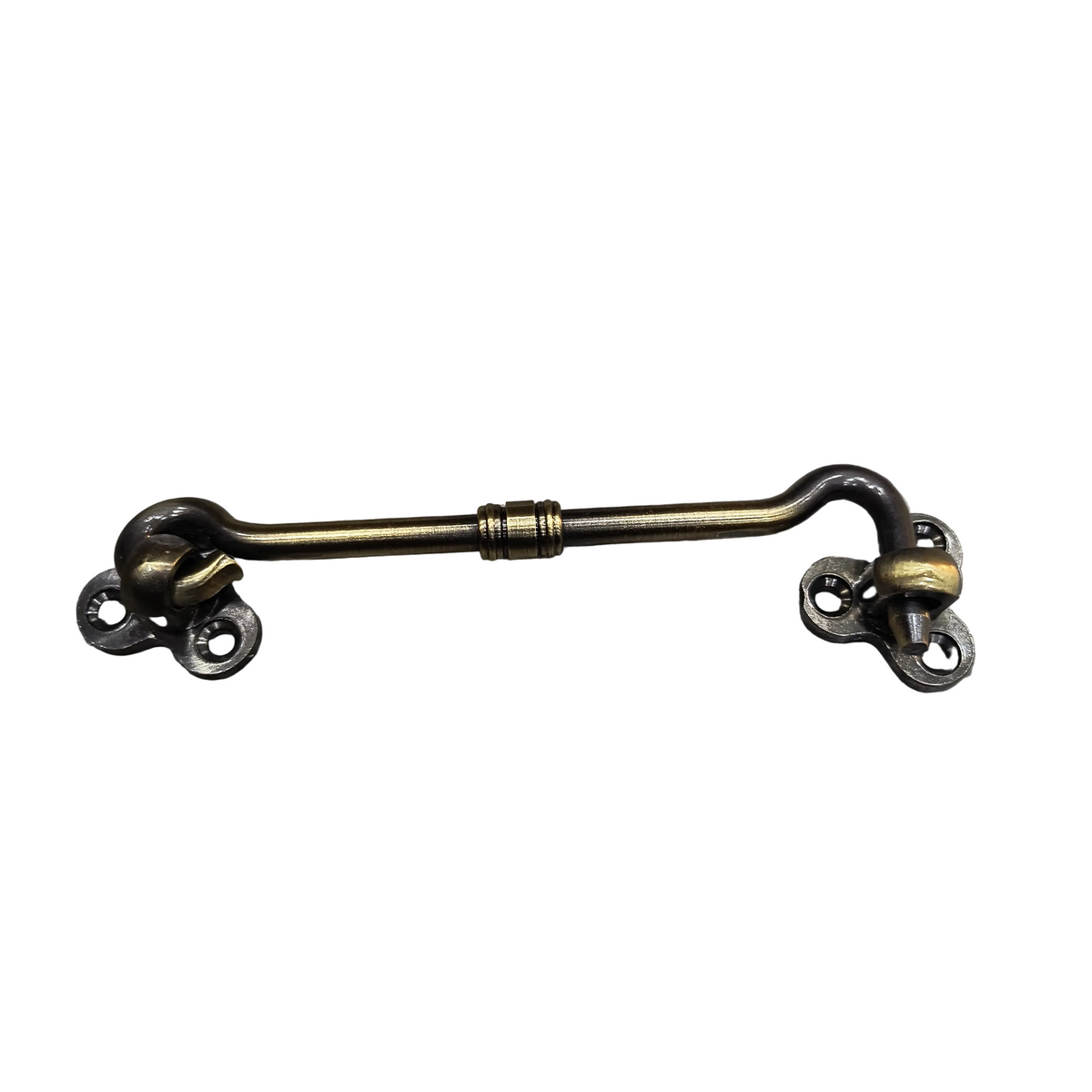Gate Hook 5" with Centre Gat and Flower Side Plate Brass Material Antique Finish Legend