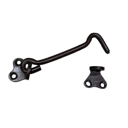 Gate Hook 4" inch PC Brown Fancy Plate HR