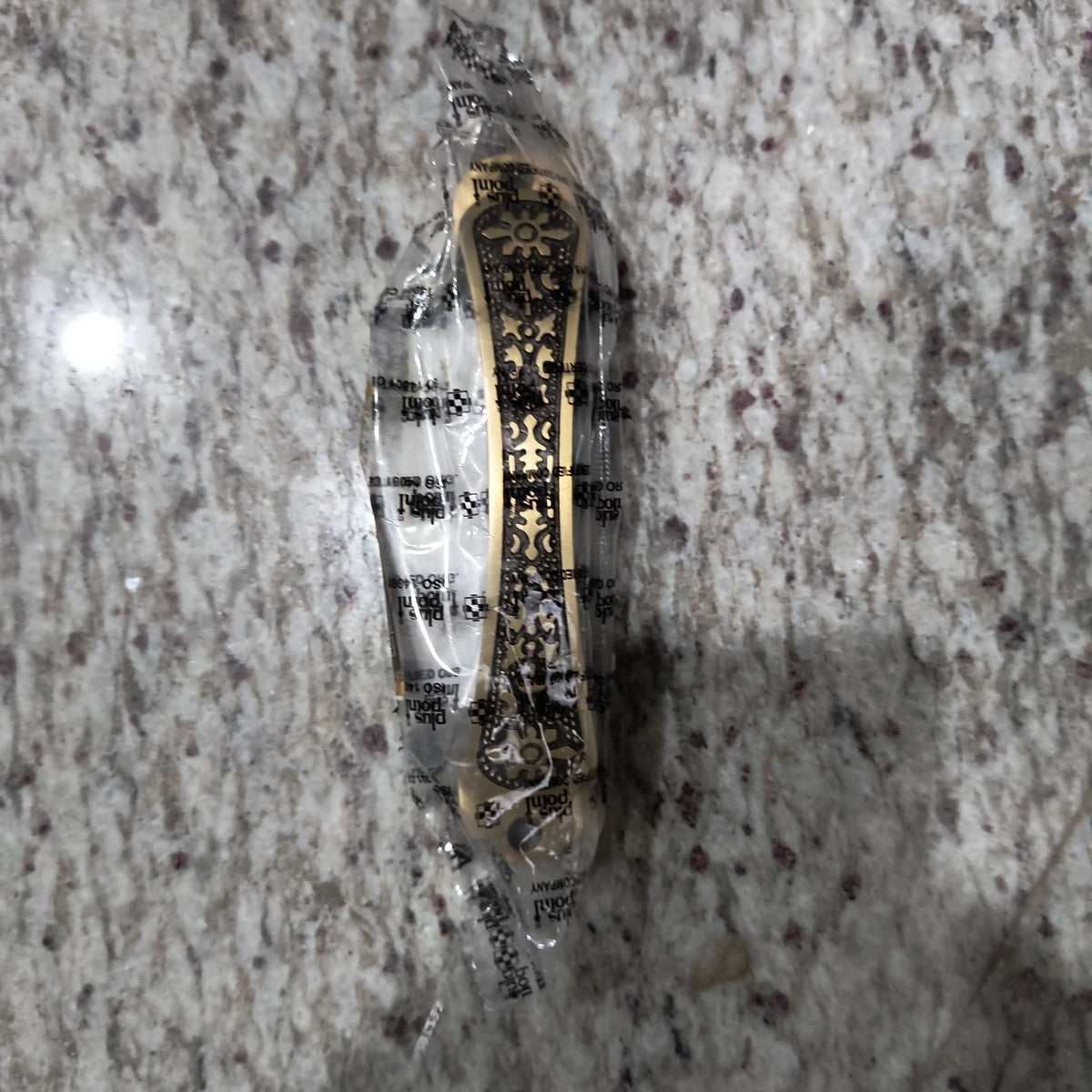 Brass Door Front Screw Handle Elando Antique Finish size 150mm PP
