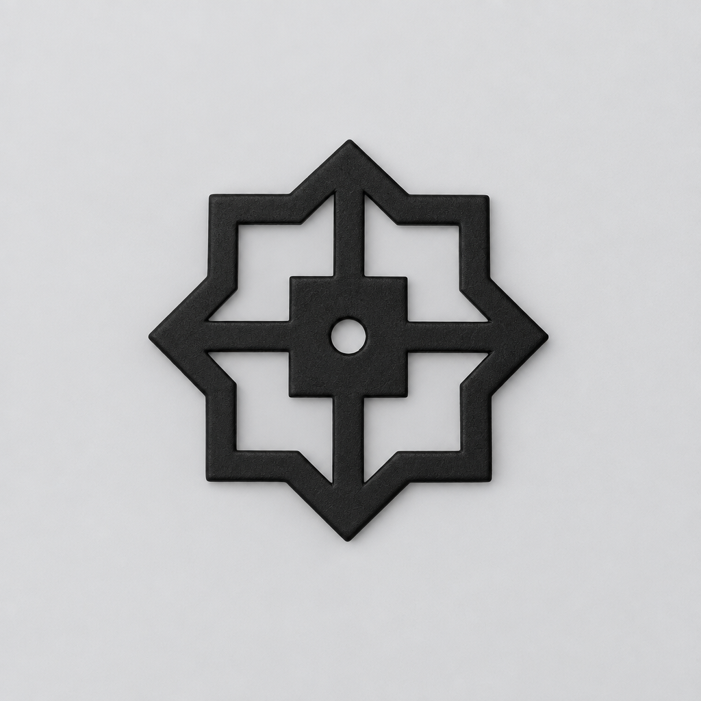 Jali Star for Knob 60mm Big Star