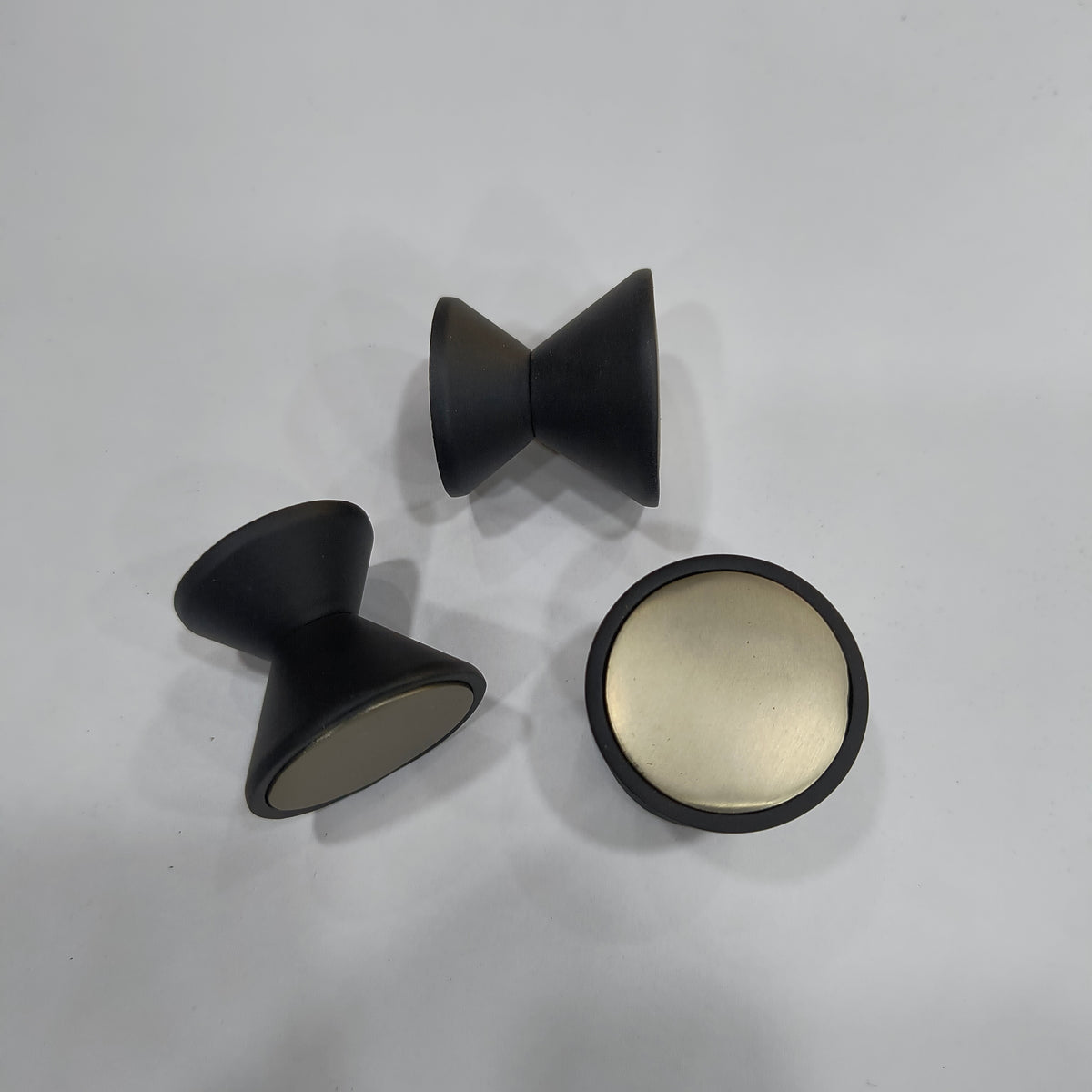 Drawer Knob 6067 Black/SS Matt Finish HR